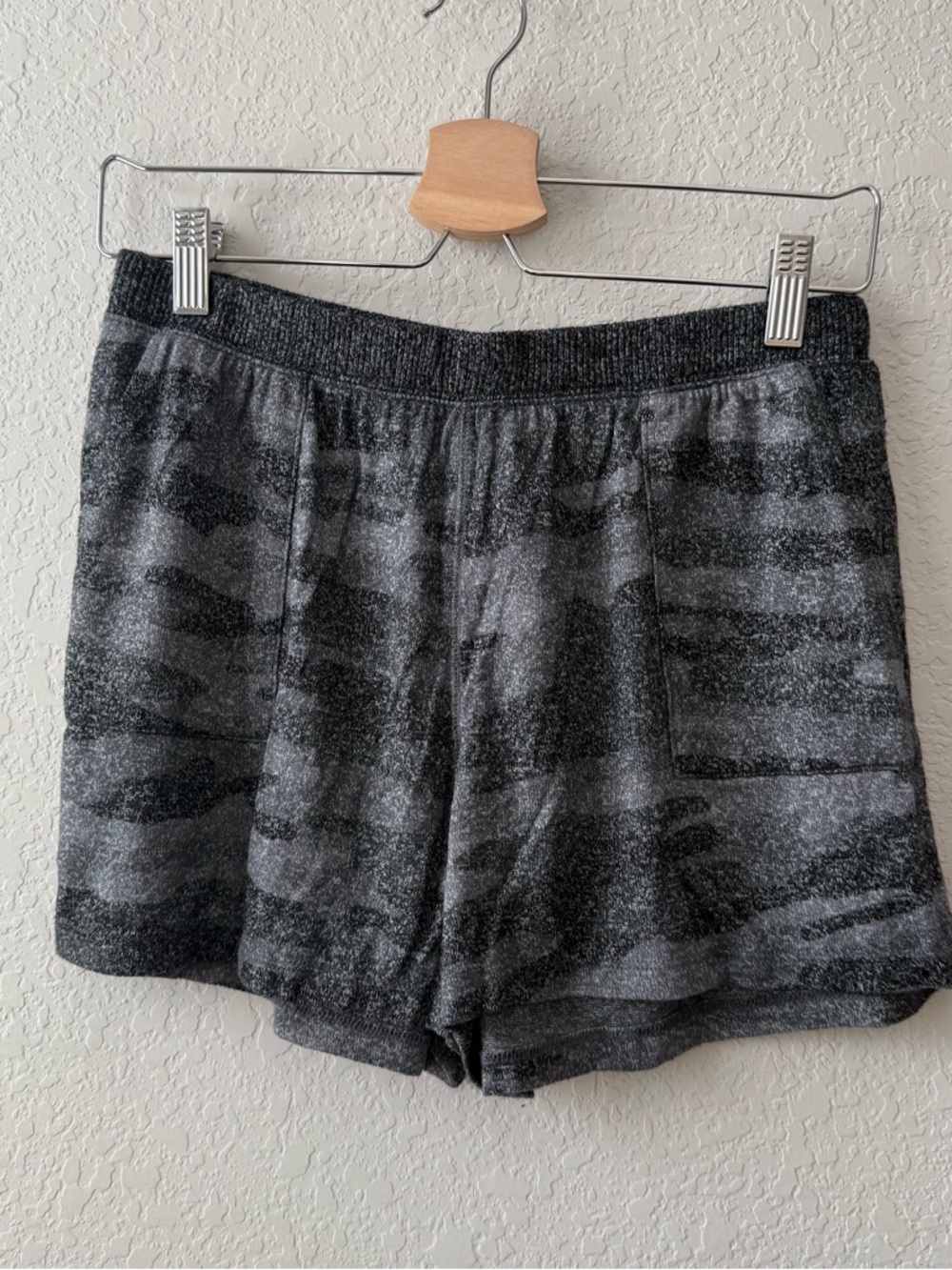 Lucky Brand Women's Charcoal Black Heathered‎ Lounge Shorts